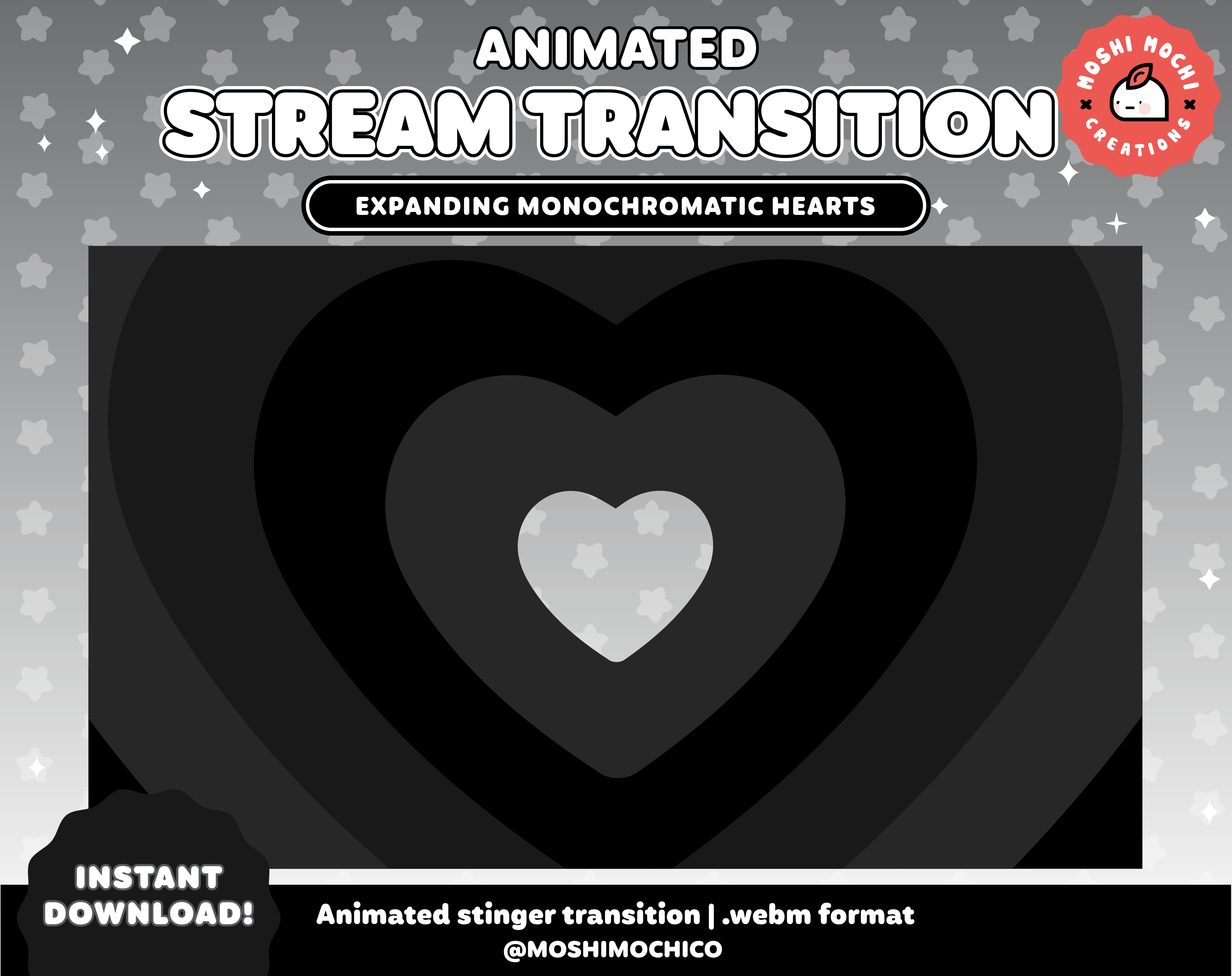 Black Heart Stinger Transition (Free!) – MoshiMochiCo