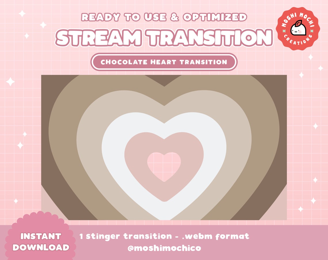 Chocolate Heart Stinger Transition
