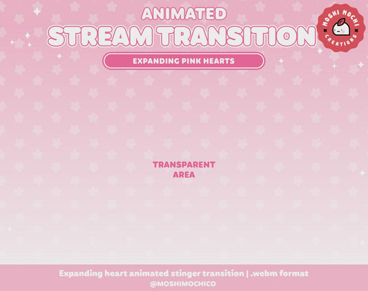 Pink Heart Stinger Transition