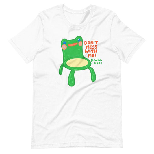 Froggy Chair I Will Cry Funny Short-Sleeve Unisex T-Shirt