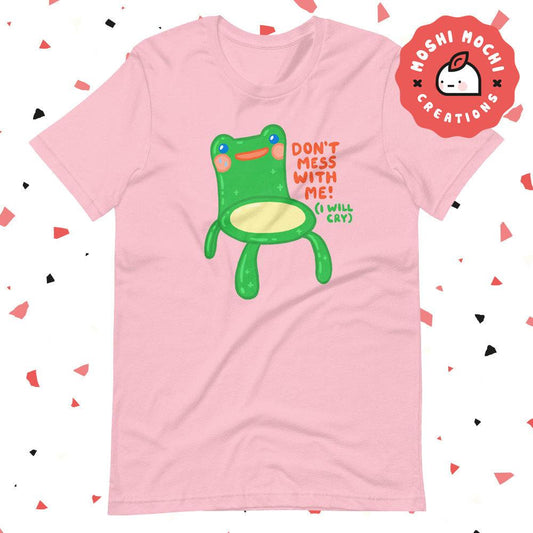 Froggy Chair I Will Cry Funny Short-Sleeve Unisex T-Shirt