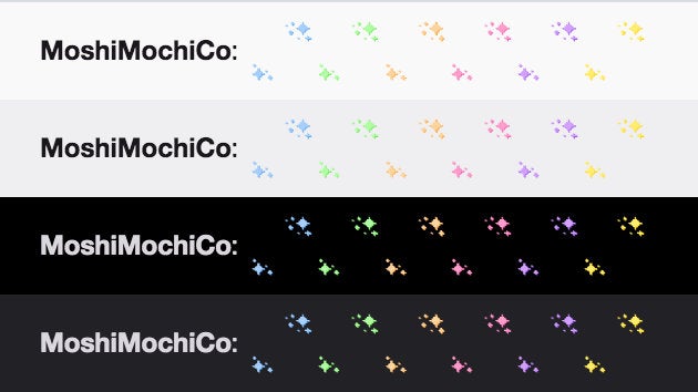 Twitch Sub Badge Flair - 6x Cute Pixel Sparkles