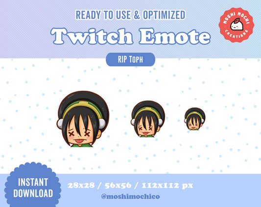 Twitch Emote - 1x ATLAB Toph RIP