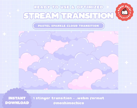 Pastel Cloud Stinger Transition